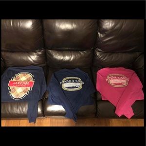 3 Long Sleeve Shirts